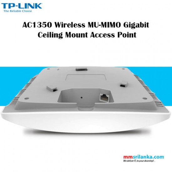 TP-Link AC1350 Wireless MU-MIMO Gigabit Ceiling Mount Access Point - EAP225 (2Y)