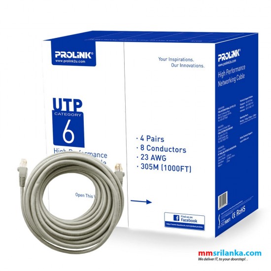 PROLiNK CAT6E HCCA Network Cable (305M)