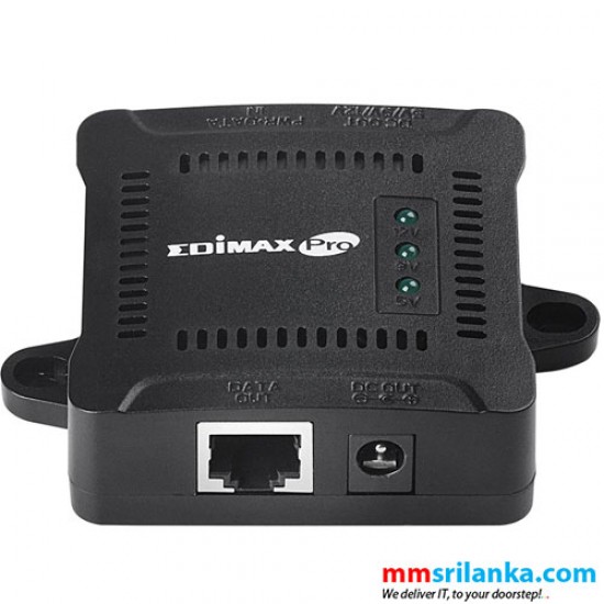 Edimax IEEE 802.3at Gigabit PoE+ Splitter with Adjustable 5V DC, 9V DC, 12V DC Output -GP-101ST