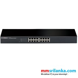 Edimax 16-Port Fast Ethernet Rack-mount Switch ES-1016