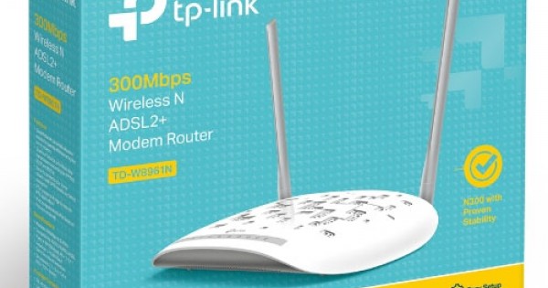 TP-Link Modem Routeur ADSL2+ WiFi N 300 Mbps (TD-W8961N)