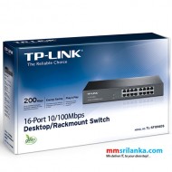 TP-Link 16-Port 10/100Mbps Desktop/Rackmount Switch- TL-SF1016DS