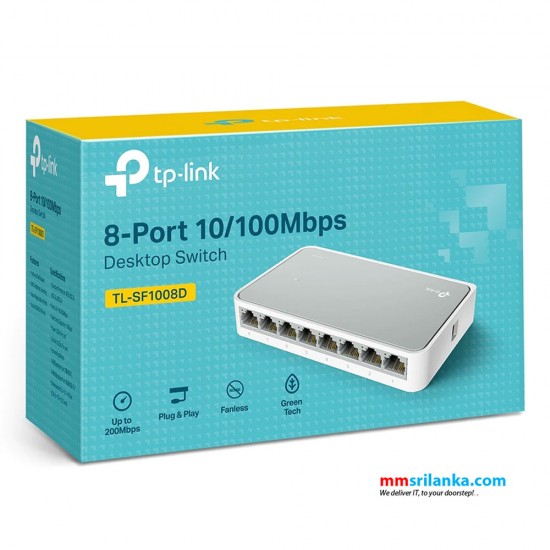 8-Port USB Powered 10/100Mbps Ethernet RJ45 Network Switch Hub 