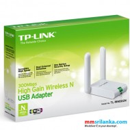 TP-Link 300Mbps High Gain Wireless USB Adapter- TL-WN822N