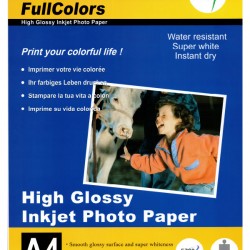 FullColors High Glossy 130gm Inkjet A4 Photo Paper 100 sheets Pack