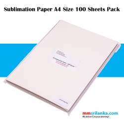Sublimation Heat Transfer Paper for Mug ,Cup Plate, Tile A4 Size 100 Sheets Pack