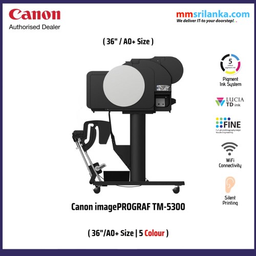 Canon imagePROGRAF TM-5300 Large Format 36"  Printer, A0 Plotter (1Y)