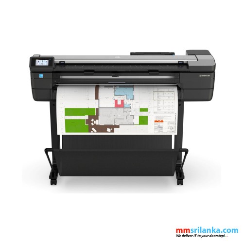 HP DesignJet T830 36-in Multifunction WiFi Plotter Printer (1Y)