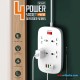 LDNIO SC4407 Power Socket 4 USB Charger with Power Extension Cord (6M)