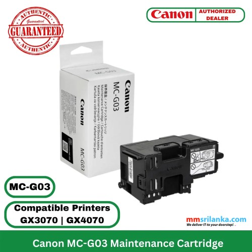 Canon MC-G03 Original Maintenance Cartridge for GX3070 / GX4070