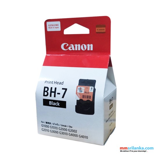 Canon Black Color Print Head BH-7 For Canon Pixma G1000/G1010/G2000/G2010/G3000/G3010/G4000/G4010 ink Tank Printers CA91