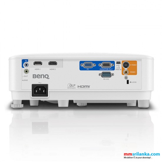 BenQ XGA Projector MX560, DLP, 4000 Lumens High Brightness, 22000:1 High Contrast Ratio, Dual HDMI, 10W Speaker (2Y)