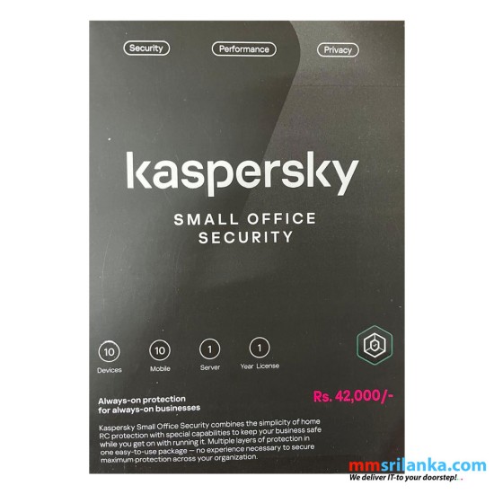 Kaspersky Small Office Security (10 Devices, 1 Server, 10 Mobiles)