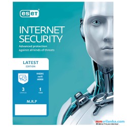 ESET Internet Security Three Device Software for Windows / MacOS / Android