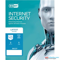 ESET INTERNET SECURITY FIVE DEVICE SOFTWARE FOR WINDOWS / MACOS / ANDROID