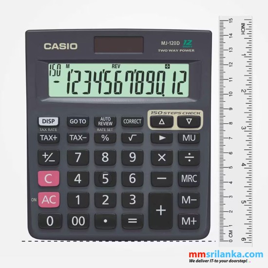 Casio MJ-120D Desktop Calculator (1Y)