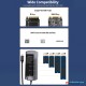 Netac Multifunctional M.2 NGFF SSD Enclosure 6-port Type-C Hub Support 100W PD Fast Charging with Gigabit Network Port