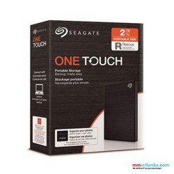 Seagate One Touch 2TB Portable External Hard Drive with Password Protection