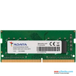 ADATA AD4S320038G22-RGN 8GB DDR4 3200MHz 260-Pin SODIMM Laptop RAM
