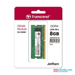 Transcend 8GB DDR4 2666Mhz SO-DIMM Laptop RAM