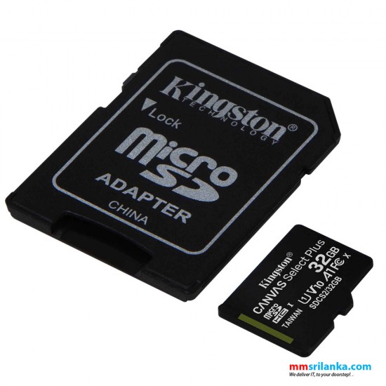 Kingston SDCS 32GB Micro SD Canvas Class 10 UHS-I Memory Card (2Y)
