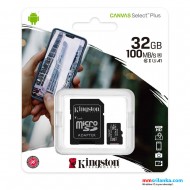 Kingston SDCS 32GB Micro SD Canvas Class 10 UHS-I Memory Card