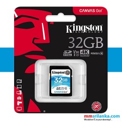 Kingston SDG/32GB SD Canvas Go, Ideal for DSLRs Drones and Other SD-Card Compatible Action Cameras