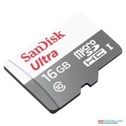 SanDisk Ultra microSDXC UHS-I Memory Card (Class 10) - 16GB