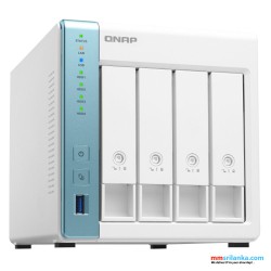 QNAP TS-431P3-4G 4 Bay Home & Office NAS with one 2.5GbE Port
