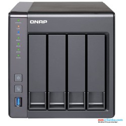 QNAP TS-451+-2G-US 4-Bay Next Gen Personal Cloud NAS, Intel® Celeron® J1900 4-core CPU with Media Transcoding