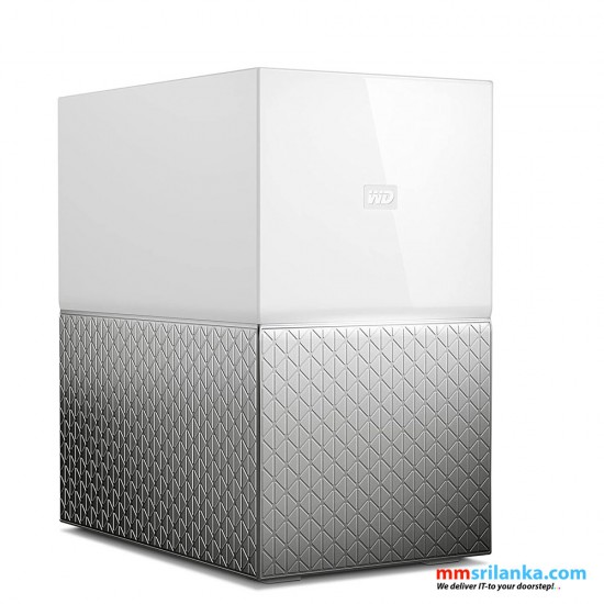 WD My Cloud Home Duo WDBMUT0080JWT-BESN 8TB Network Attached Storage (White) Personal Cloud