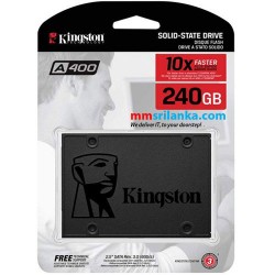 Kingston A400 SSD 240GB SATA 3 2.5 Inch Solid State Drive For Desktops And Notebooks