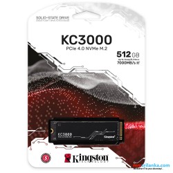 Kingston 512GB KC3000 PCIe 4.0 NVMe M.2 SSD (5Y)