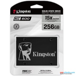 Kingston KC600 2.5" SATA 256GB SSD (5Y)