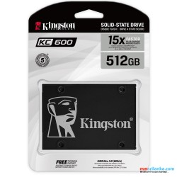 Kingston KC600 2.5" SATA 512GB SSD (5Y)