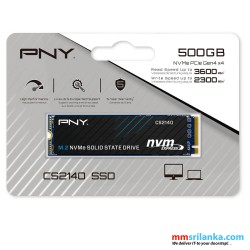 PNY 500GB CS2140 M.2 2280 NVMe Gen4x4 SSD