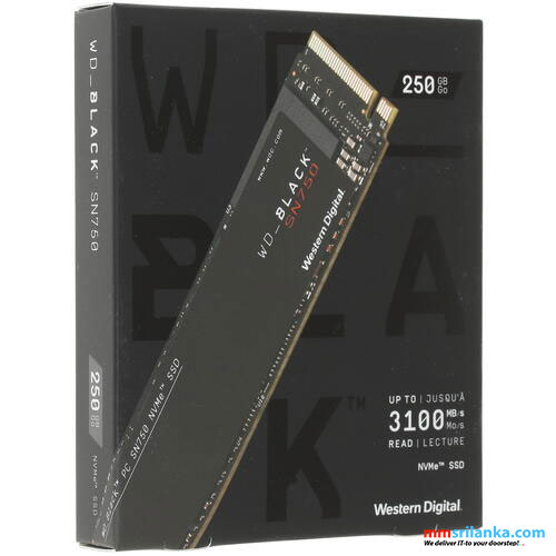 WD Black SN750 NVMe SSD WDS250G3X0C - SSD - 250 Go - PCIe 3.0 x4