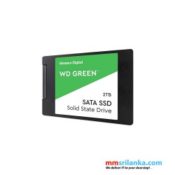 WD Green 2TB Internal PC SSD Solid State Drive - SATA III 6 Gb/S, 2.5"/7mm, Up To 550 MB/S - WDS200T2G0A