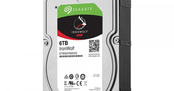 Seagate IronWolf 6TB NAS Internal Hard Drive – 3.5 Inch SATA 6Gb/S 5900 RPM  64MB Cache For RAID Network Attached Storage