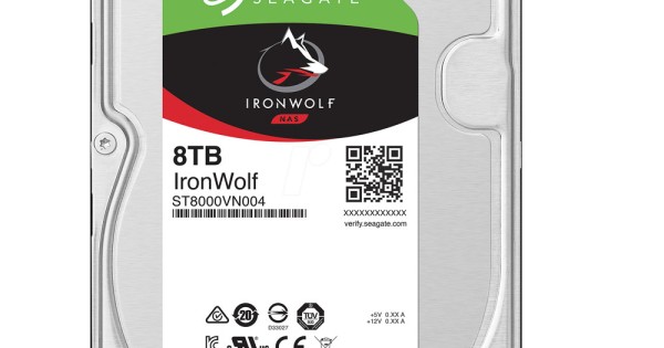 Seagate IronWolf 8TB NAS Internal Hard Drive HDD – 3.5 Inch SATA 6Gb/s 7200  RPM 256MB Cache for RAID Network Attached Storage – Frustration Free
