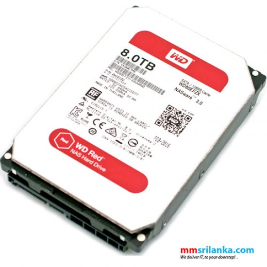WD Red 8TB NAS Hard Disk Drive - 5400 RPM Class SATA 6 Gb/s 128MB Cache 3.5 Inch