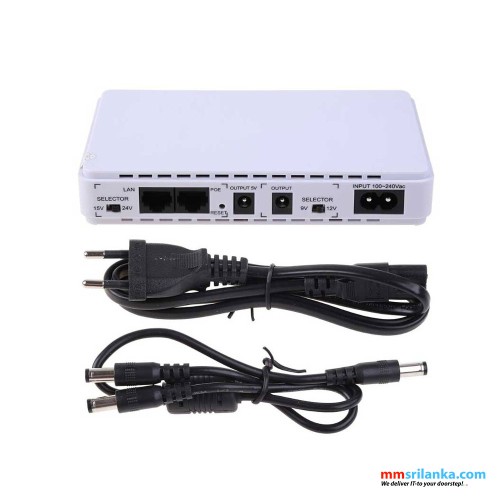 DCP Mini Portable DC UPS with USB 9V / 12V POE 15V 24V