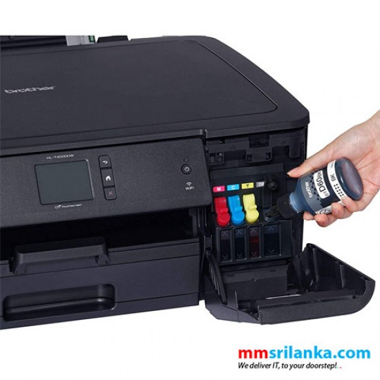 Brother HL-T4000DW - A3 Inkjet Printer, Refill Ink Tank Wireless Duplex Printer