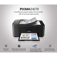 Canon PIXMA E4270 Wireless All-In-One with Fax and automatic 2-sided printing
