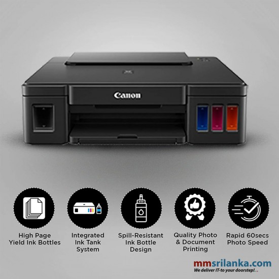 Canon Pixma G1010 Refillable Ink Tank Printer (1Y)