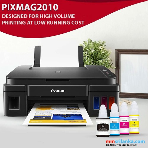 Canon Pixma G2010 All in One Refillable Ink Tank Printer (Print/Scan/Copy) (1Y)