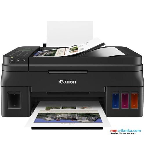 Canon Pixma G4010 All in One Ink Tank System Printer (Print/Scan/Copy/Fax/WiFi) (1Y)