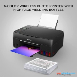 Canon PIXMA G670 Refillable ( Print| Scan| Copy | Wireless) Ink Tank Photo Printer
