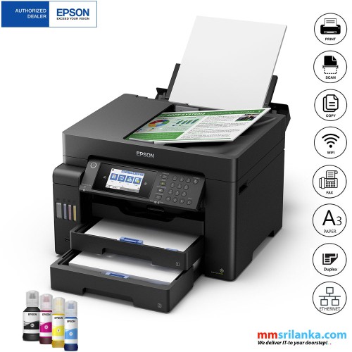 Epson EcoTank L15150 A3 Wi-Fi Duplex All-in-One Ink Tank Printer