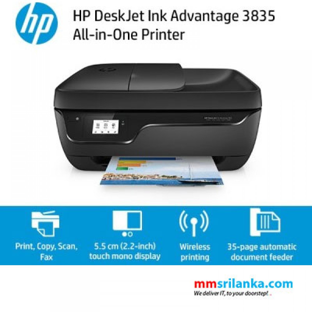 Install Hp Deskjet 3835 / Hp Deskjet Ink Advantage 3835 Printer Setup Unboxing 1 Youtube : Hp ...